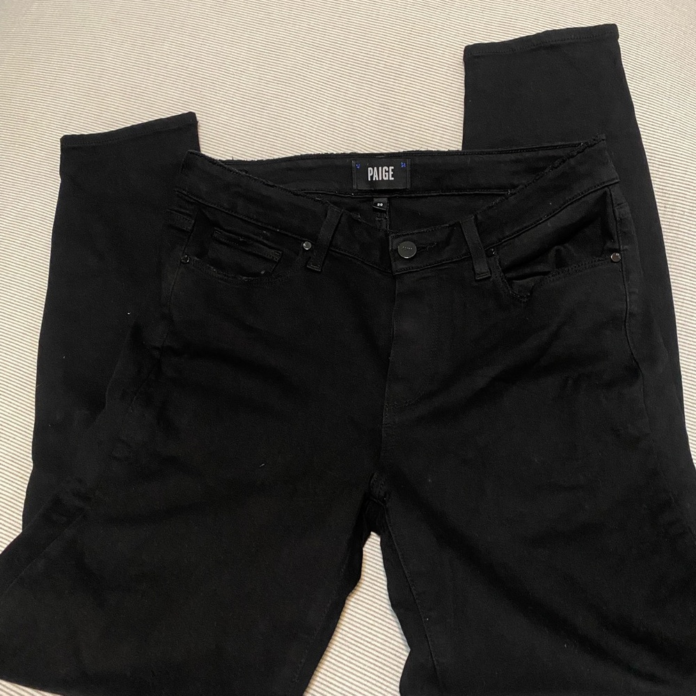 PAIGE Black Skinny Jeans